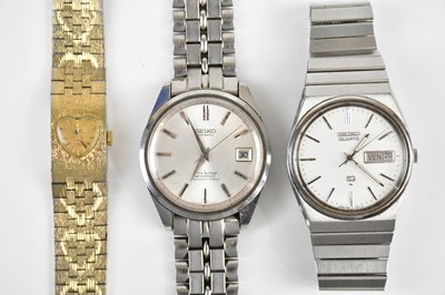 Lot 1683 - SEIKO; a gentleman's stainless steel Seahorse...