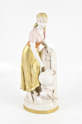 Lot 122 - ROYAL DUX; a large figure, representing a girl...