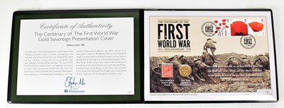 Lot 730 - A George V full sovereign, 1918, in limited...