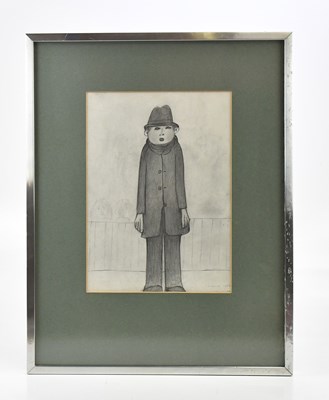 Lot 100 - LAURENCE STEPHEN LOWRY (1887-1976); pencil...