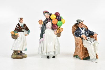 Lot 166 - ROYAL DOULTON; three figures comprising HN1991...