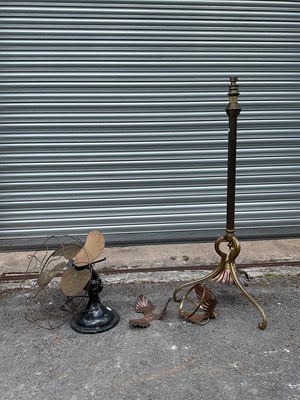 Lot 2408 - An Arts and Crafts copper and brass standard...