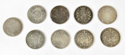 Lot 707 - Three George III half crowns, two 1816 and...