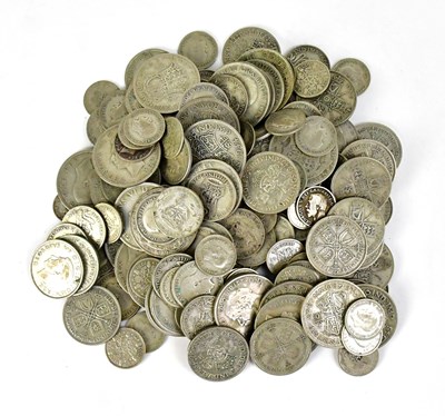 Lot 726 - A collection of half-silver coinage, to...
