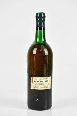 Lot 418 - PORT; a single bottle of Graham's vintage port...