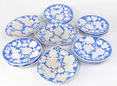 Lot 234 - Thirteen Staffordshire dinnerware items, with...