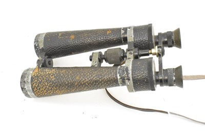 Lot 505 - A pair of WWII Navy style binoculars, marks...