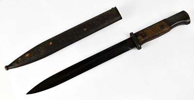 Lot 508 - A German WWII Mauser K98 knife bayonet by WKC...