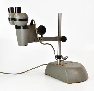 Lot 393 - BECK; an X25 binocular illuminated microscope,...