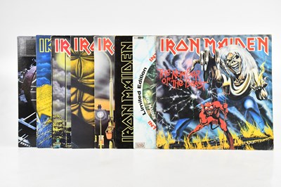 Lot 1196 - IRON MAIDEN; six albums comprising The Number...