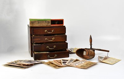 Lot 363 - A vintage stereoscopic viewer, together with a...