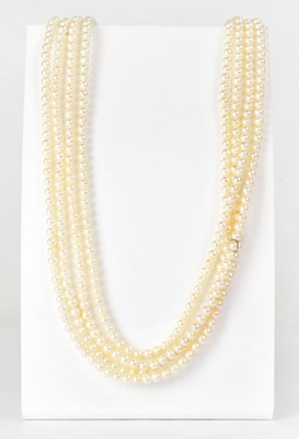 Lot 881 - An 'Endless Pearls' continuous pearl necklace,...