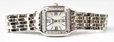 Lot 1017 - INGERSOLL; a stainless steel wristwatch, the...