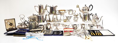 Lot 558 - A quantity of silver-plated ware, to include...