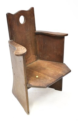 Lot 113 - An early 19th century children's oak Arts and...