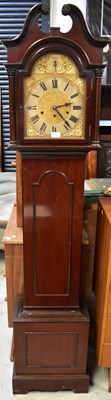 Lot 169 - A modern mahogany cased longcase clock of...
