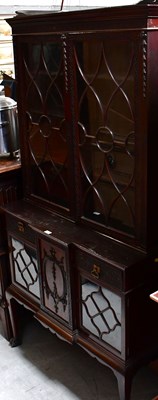 Lot 84 - A late 19th/early 20th century mahogany...