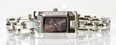 Lot 1018 - INGERSOLL; a stainless steel wristwatch, the...