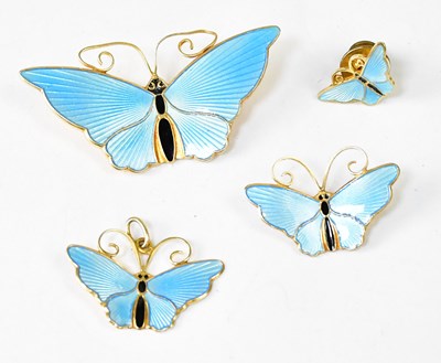 Lot 843 - DAVID ANDERSEN, NORWAY; a set of three...