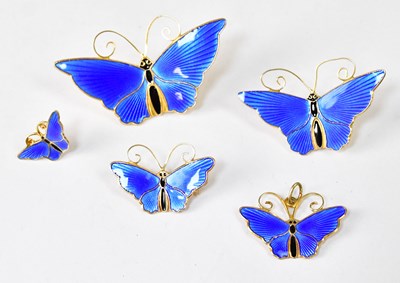 Lot 845 - DAVID ANDERSEN, NORWAY; a set of four...