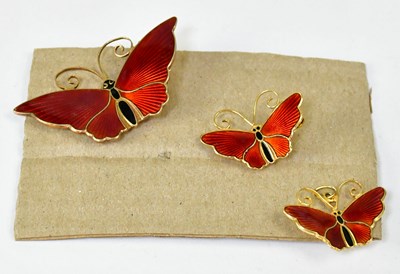 Lot 840 - DAVID ANDERSEN, NORWAY; a set of two...