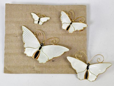 Lot 842 - DAVID ANDERSEN, NORWAY; a set of four...