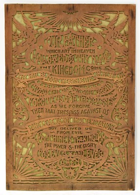 Lot 325 - FOLK ART; a late 19th/early 20th century...