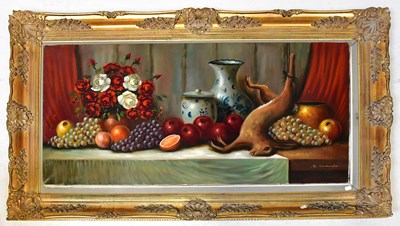 Lot 455 - DE BRABANTER; a 20th century oil on canvas,...