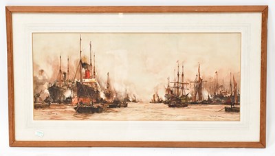 Lot 343 - CHARLES EDWARD DIXON (1872-1934); watercolour,...