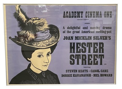 Lot 166 - ACADEMY CINEMA ONE; a 1970s film poster,...