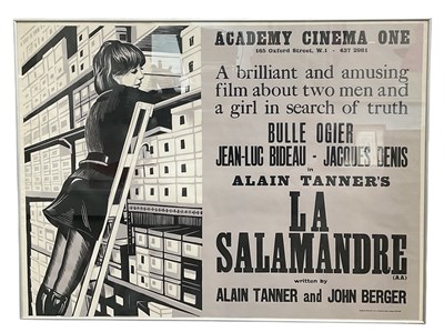 Lot 167 - ACADEMY CINEMA ONE; a 1970s film poster, 'La...