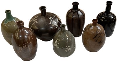 Lot 625 - An early 20th century Japanese tamba sake...