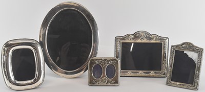 Lot 1058 - An Elizabeth II hallmarked silver oval...