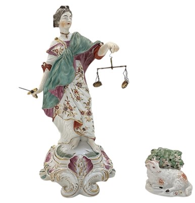 Lot 489 - A late 18th/early 19th century Derby porcelain...