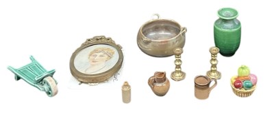 Lot 325 - Nine pieces of assorted miniature doll's house...