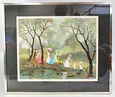 Lot 492 - HELEN BRADLEY; colour print, 'On a Lovely...