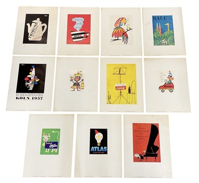 Lot 220 - AFTER HERBERT LEUPIN (1916-1999); a set of...