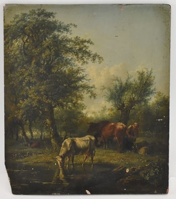 Lot 261 - UNATTRIBUTED; an 18th/19th century oil on...