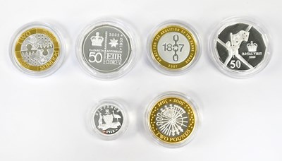 Lot 683 - Three Australian silver coins comprising a 50...