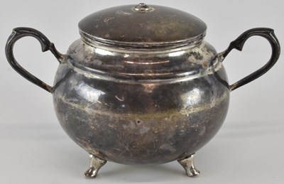 Lot 1075 - HECHO A MANO; a Chilean 900 grade silver twin...