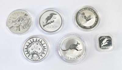 Lot 712 - WESTMINSTER MINT; six Australian silver...