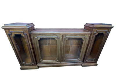 Lot 2078 - A Victorian mahogany inverted breakfront dwarf...