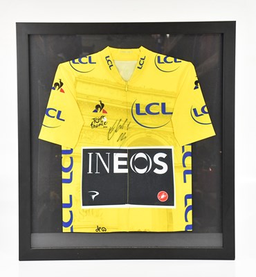 Lot 1461 - EGAN BERNAL; a signed Tour de France 2019...
