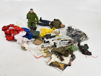 Lot 625 - ACTION MAN; two action figures, with various...