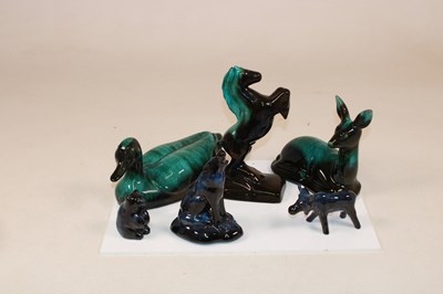 Lot 176 - BLUE MOUNTAIN; six ornaments including a large...