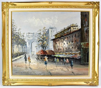 Lot 442 - R. DANEY (British, 20th century): oil on...
