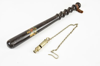 Lot 1360 - A 20th century policeman's truncheon,...