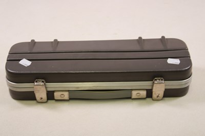 Lot 120 - ROMILLY; a cased graduate flute.