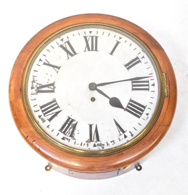 Lot 165 - A reproduction Victorian wall clock, the...