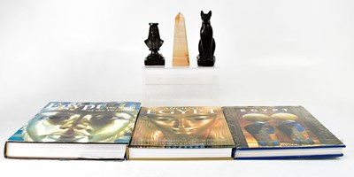 Lot 340 - Three hardback books relating to Egypt,...